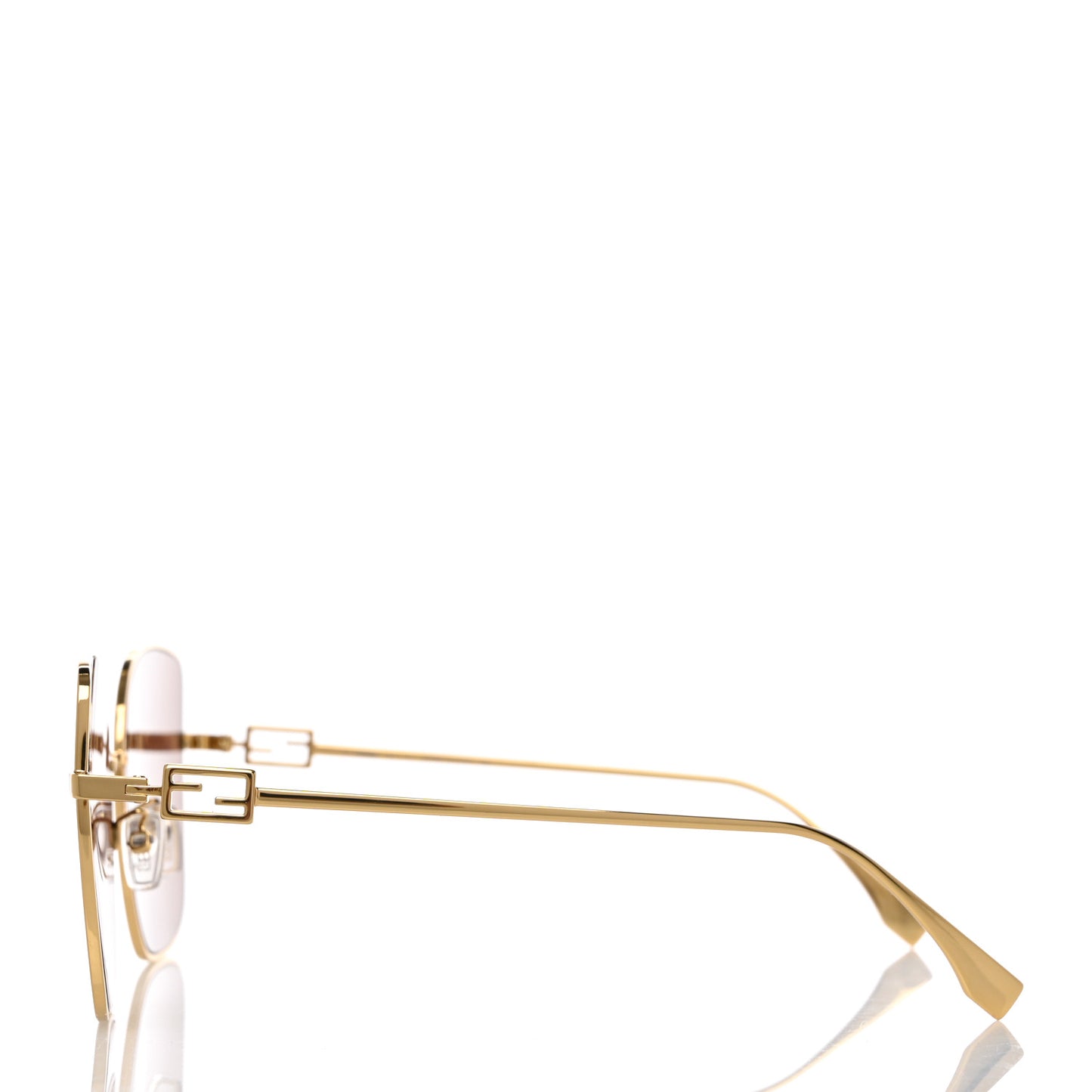 Metal Fendi Forever Sunglasses FE40013U Pink Gold