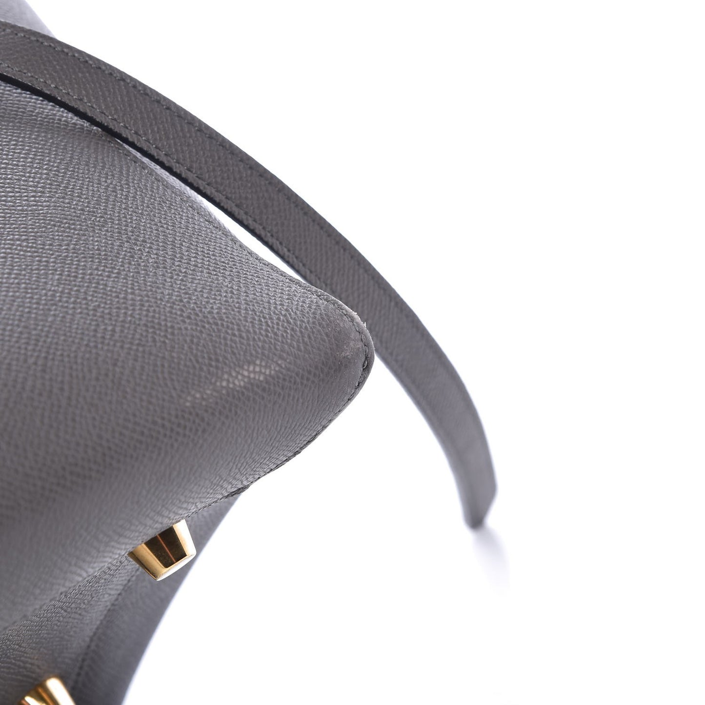 Grained Calfskin Mini Belt Bag Grey