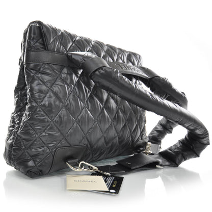 Chanel Nylon Coco Cocoon Backpack Black 3 of 9