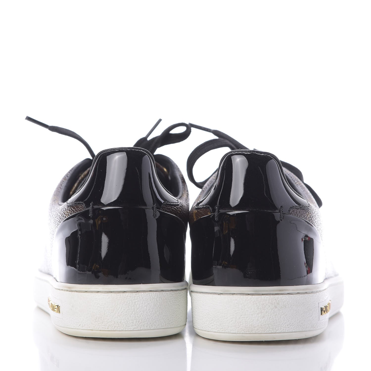 Louis Vuitton Patent Monogram Frontrow Sneakers 37.5 5 of 10