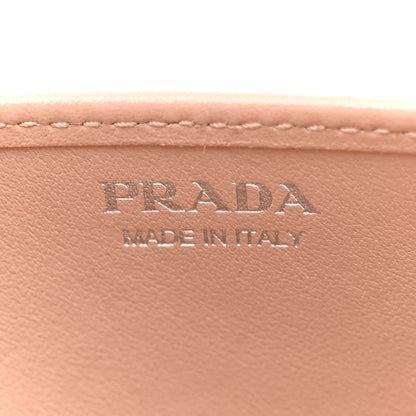 Prada Soft Calfskin Impunture Diagramme Chain Wallet Cipria 6 of 14