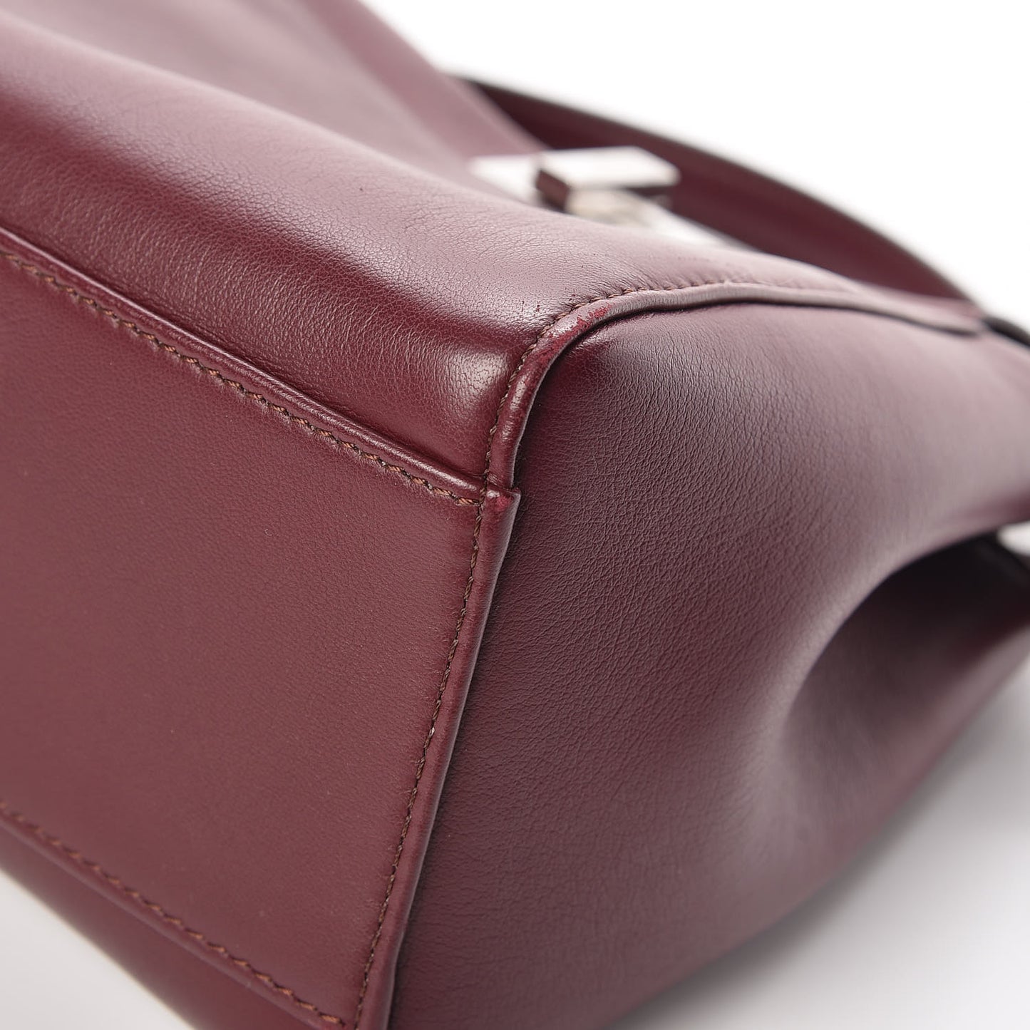 Nappa Mini Peekaboo Iconic Satchel Bordeaux