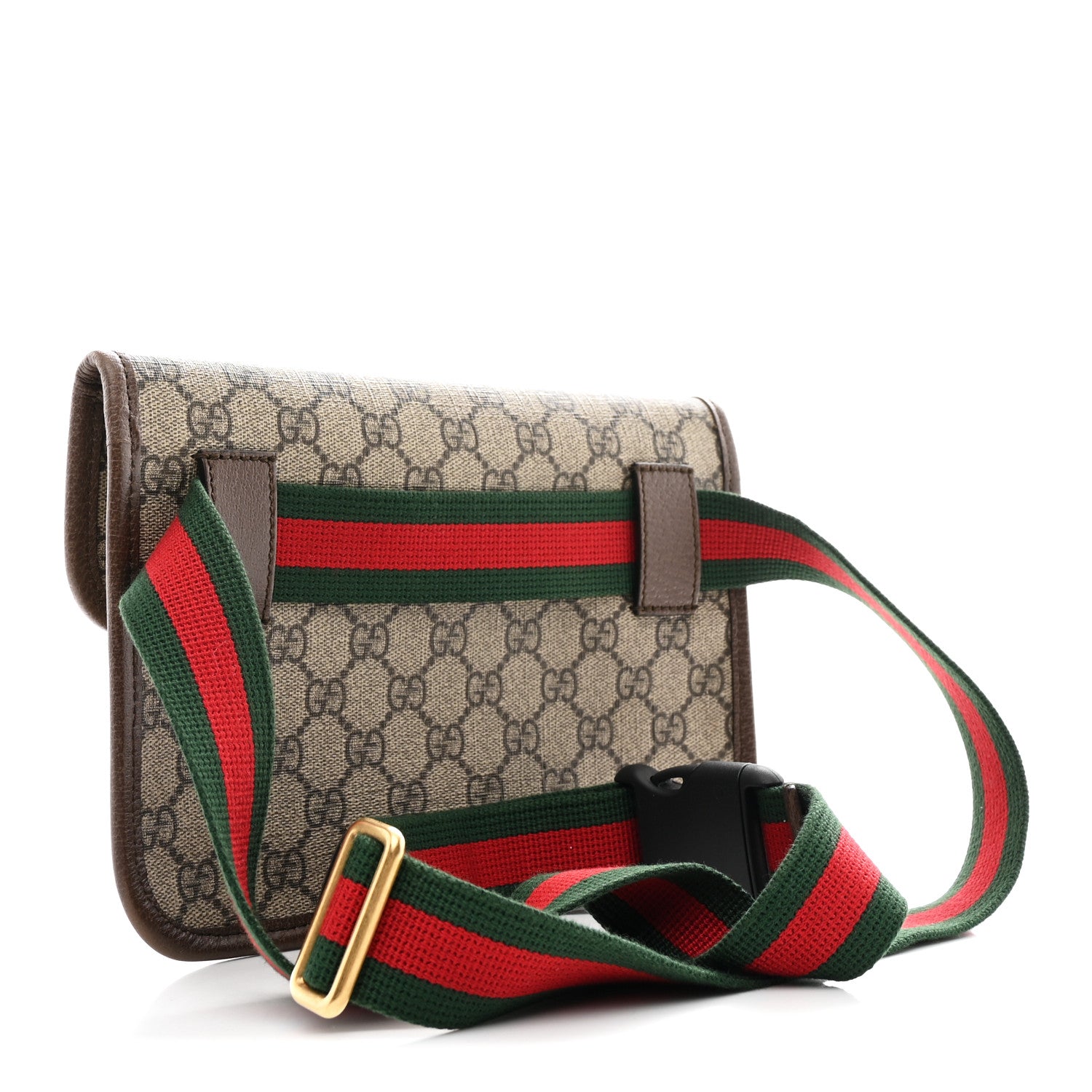 Gucci GG Supreme Monogram Neo Vintage Web Belt Bag Brown 2 of 10