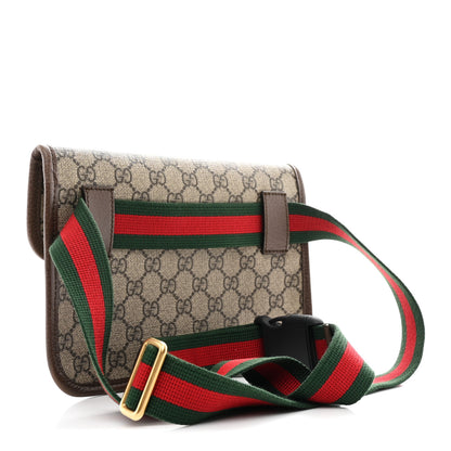 Gucci GG Supreme Monogram Neo Vintage Web Belt Bag Brown 2 of 10