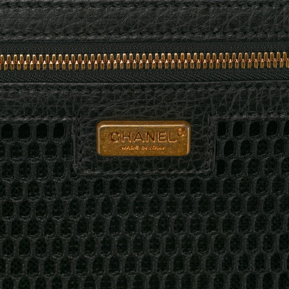 Chanel Suede Quilted Coco Case Trolley Black 6 of 12