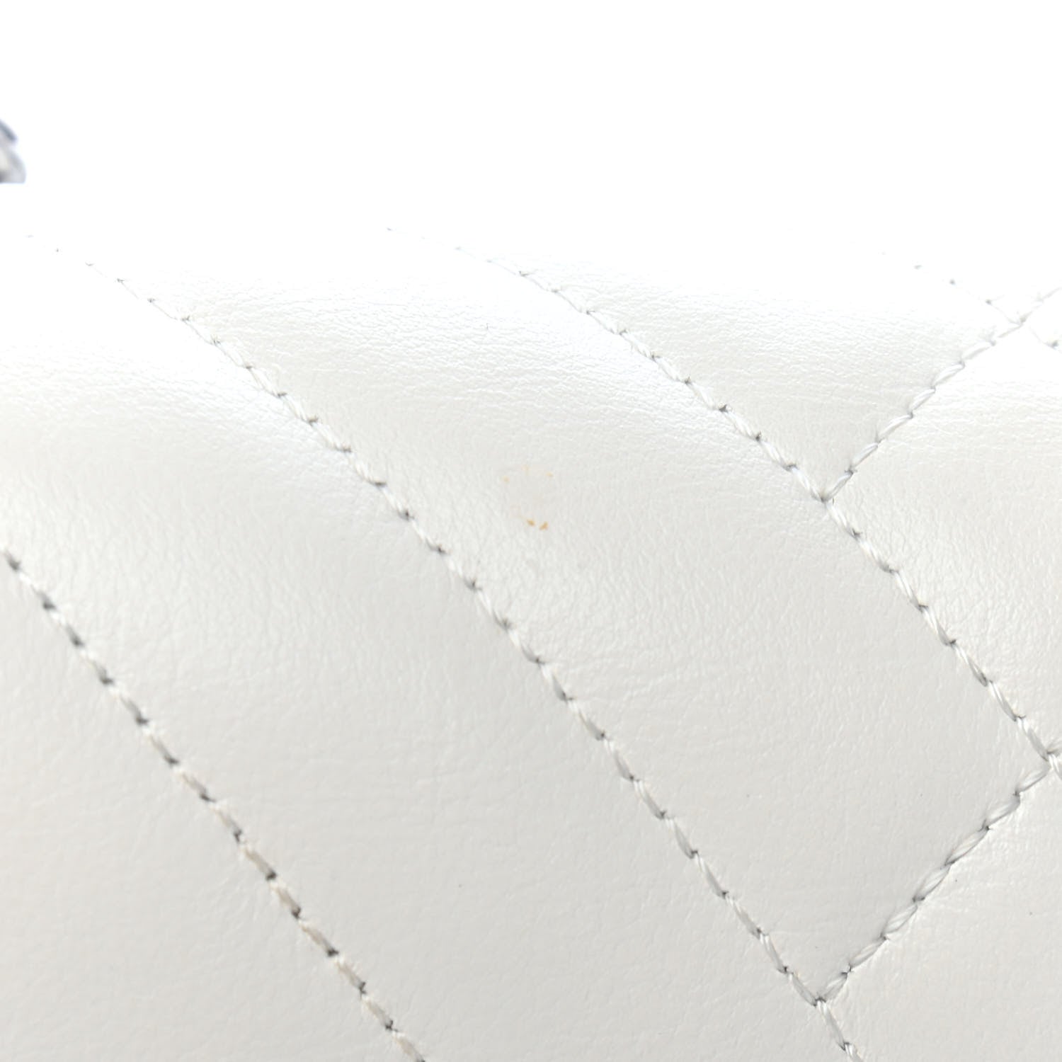 Chanel Lambskin Quilted Chevron Medium Boy Flap White 23 of 24
