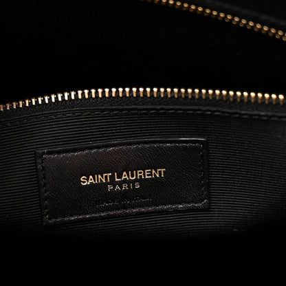 Saint Laurent Grained Calfskin Large Sac de Jour Carryall Taupe 6 of 12