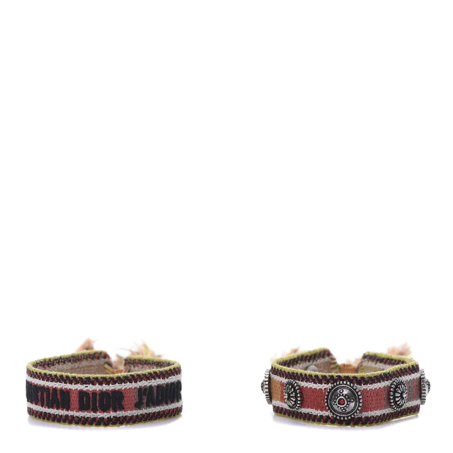Christian Dior Woven Cotton J'Adior Friendship Bracelet Set Multicolor 1 of 6