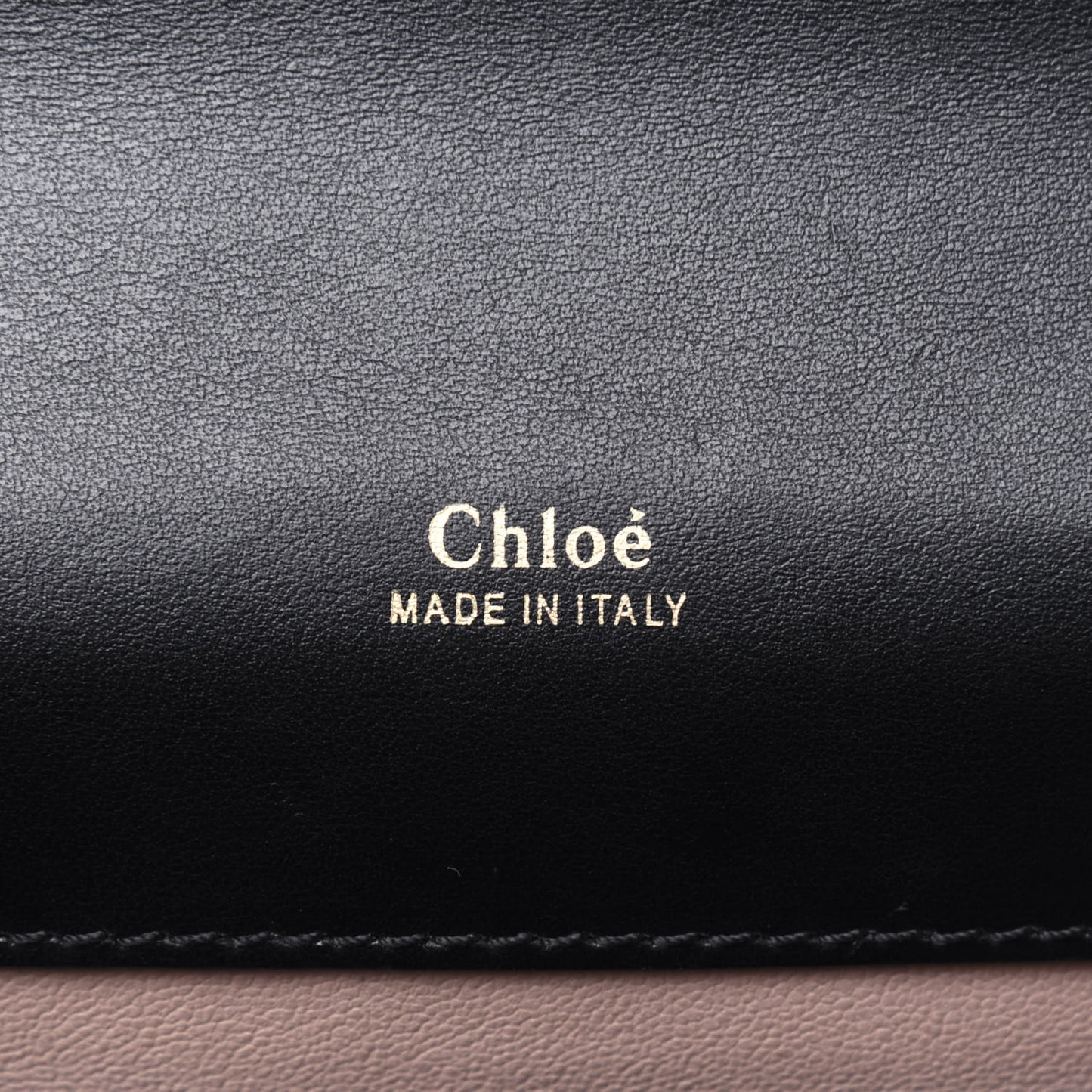 Shiny Goatskin Calfskin Mini Aby Chain Shoulder Bag Black