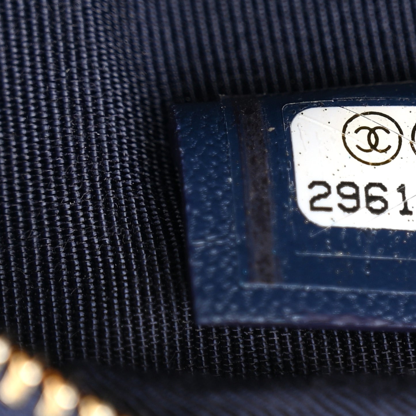 Lambskin Quilted Waist Bag With Pouch Blue