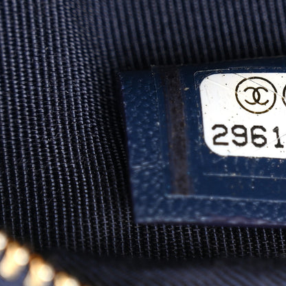 Chanel Lambskin Quilted Waist Bag With Pouch Blue 8 of 11