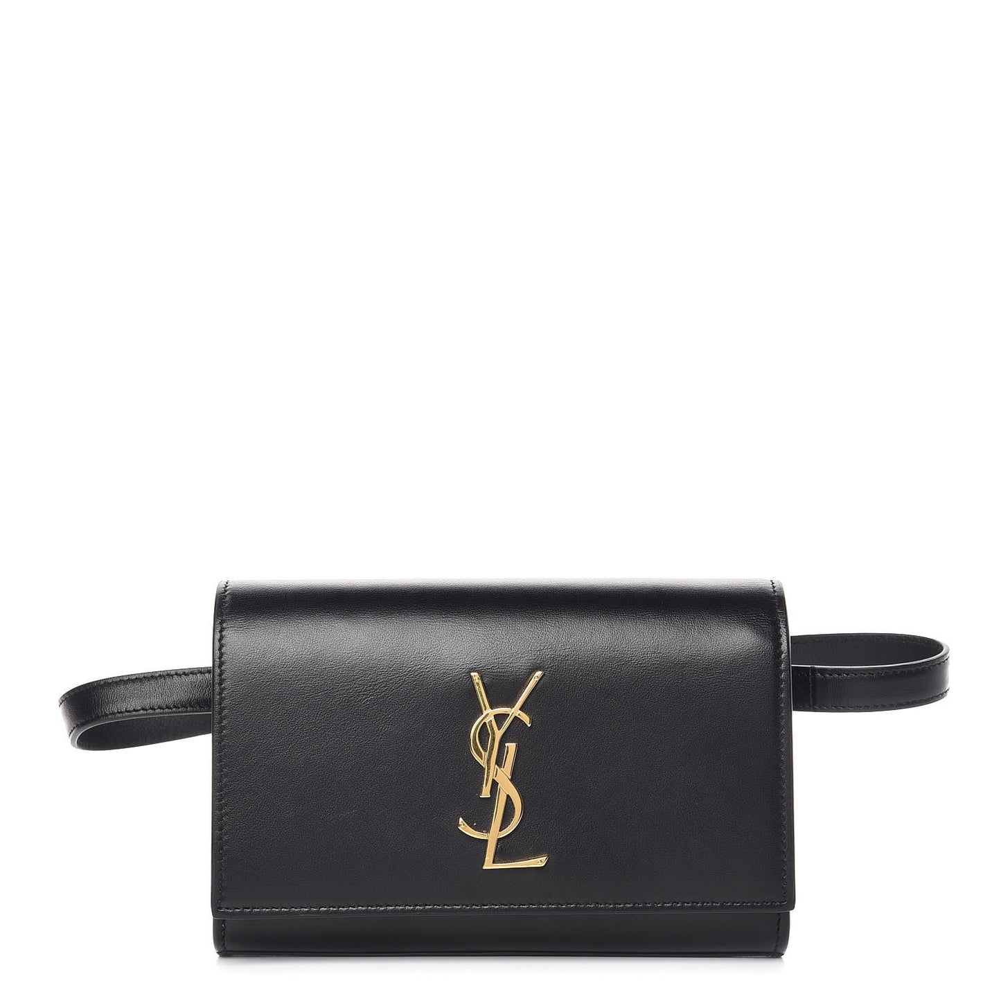Smooth Calfskin Monogram Kate Belt Bag Black
