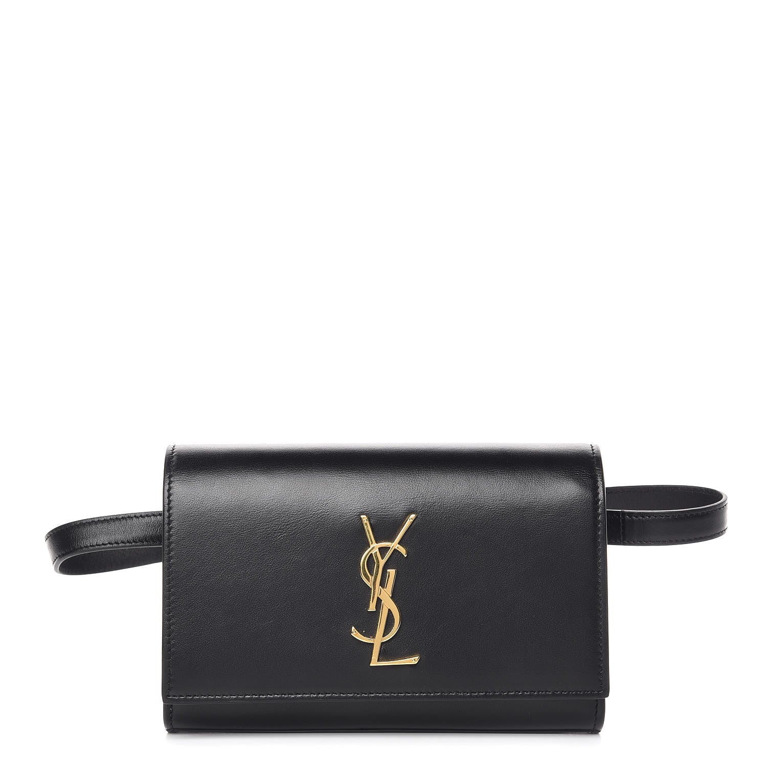 Saint Laurent Smooth Calfskin Monogram Kate Belt Bag Black 1 of 11