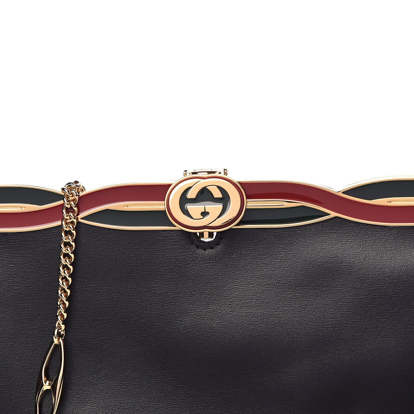 Palm Lux Broadway Evening Clutch Bag Black