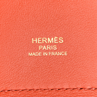 Hermes Swift Epsom Pocket Kelly Shoulder Strap Terre Battue Capucine 4 of 6