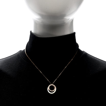 Cartier 18K Pink Gold Diamond Etincelle De Cartier Pendant Necklace 2 of 5