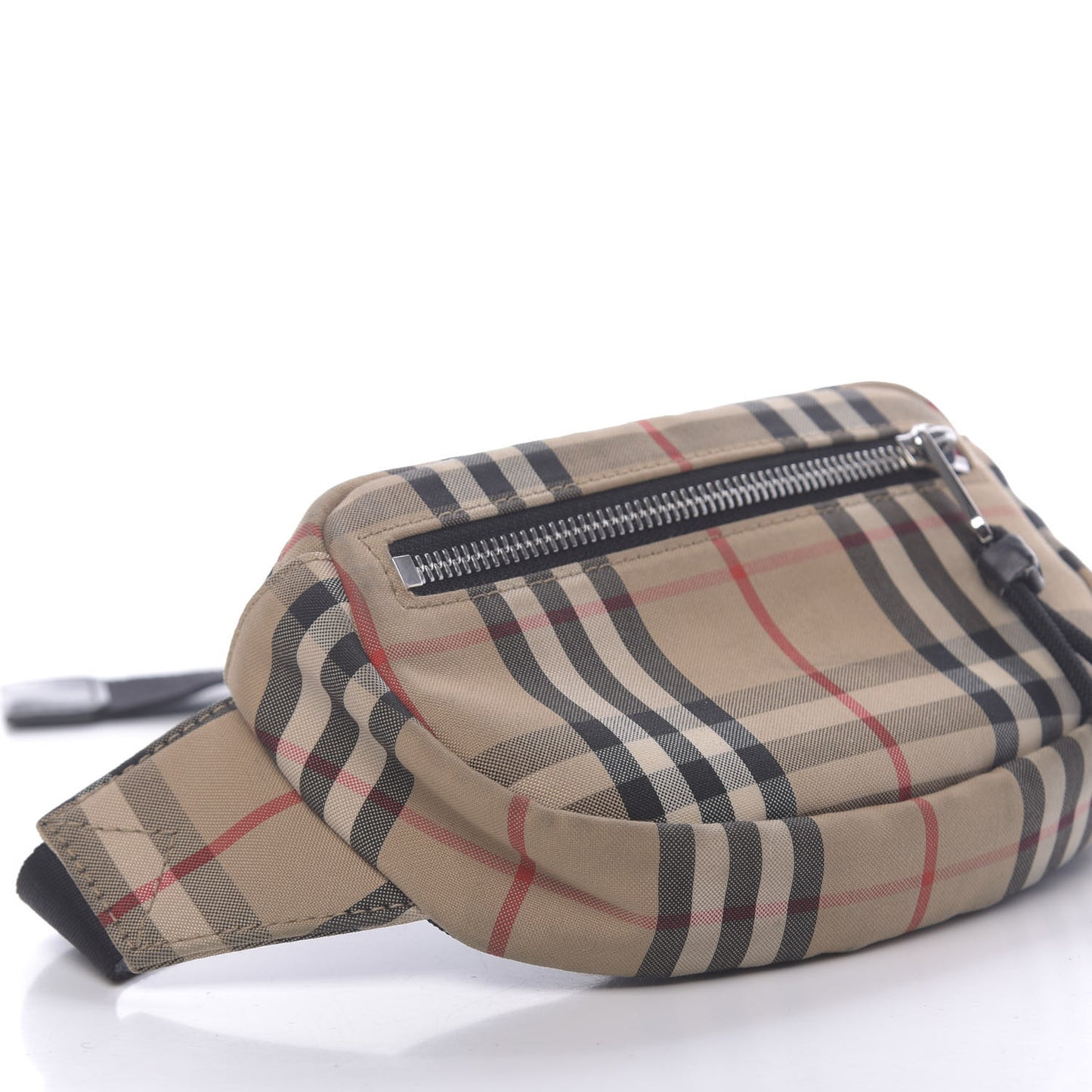 Nylon Vintage Check Small Cannon Bum Bag Archive Beige