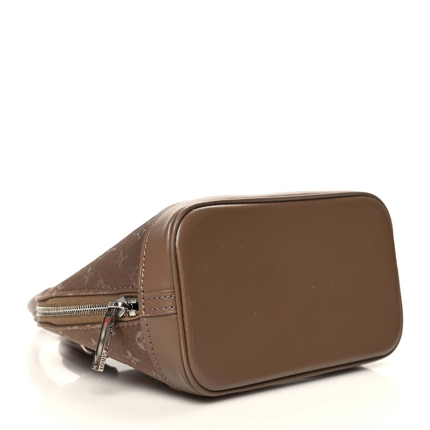 Louis Vuitton Satin Monogram Little Alma Taupe 3 of 5