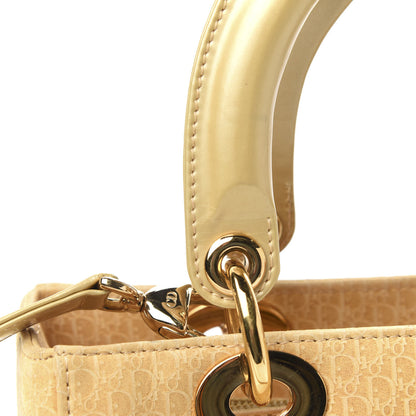 Christian Dior Nubuck Diorissimo Medium Lady Dior Gold 11 of 13