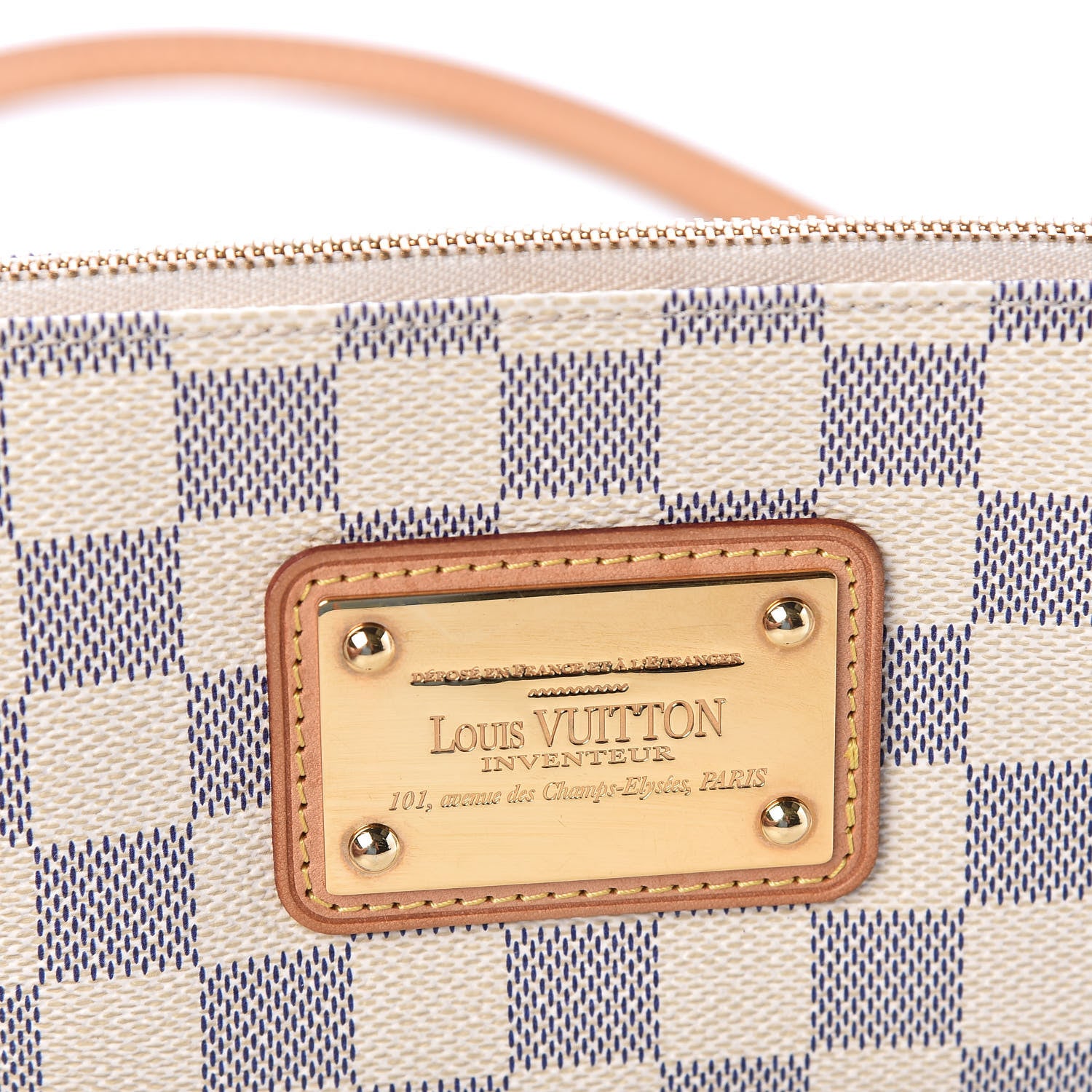 Louis Vuitton Damier Azur Eva Clutch 9 of 9