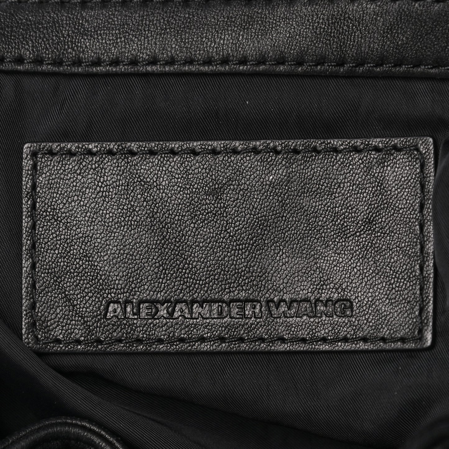 Lambskin Marti Backpack Washed Black Rose Gold Hardware
