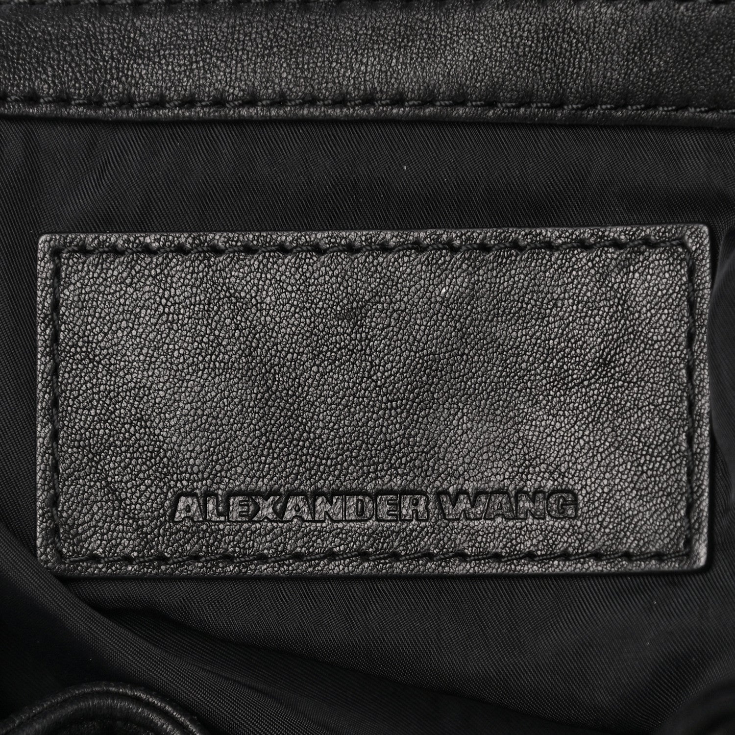 Alexander Wang Lambskin Marti Backpack Washed Black Rose Gold Hardware 6 of 9