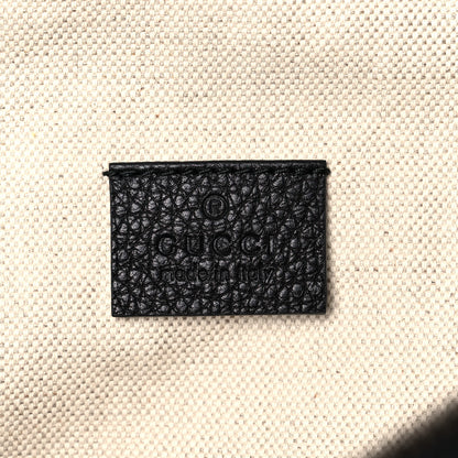Gucci Grained Calfskin Logo Belt Bag Black 5 of 9