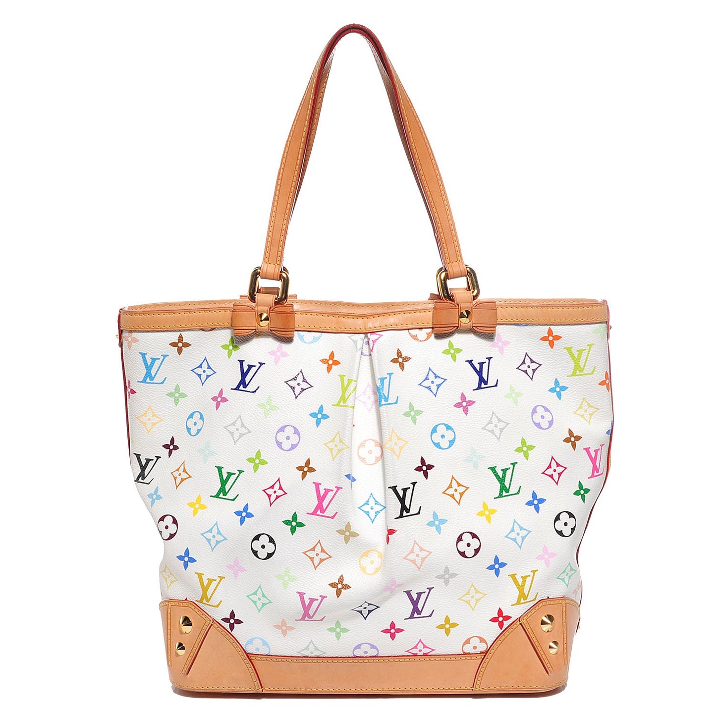 Monogram Multicolor Sharleen GM White