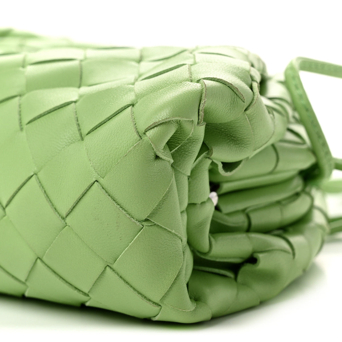 Nappa Intrecciato The Mini Pouch Pistachio