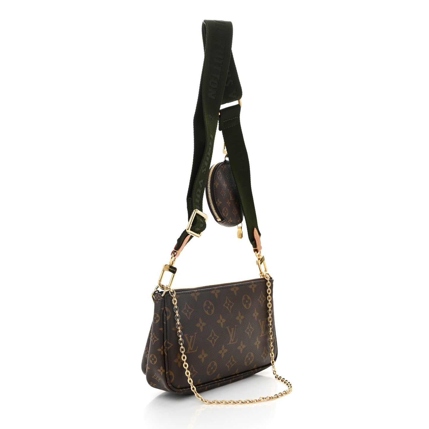 Monogram Multi Pochette Accessories Kaki