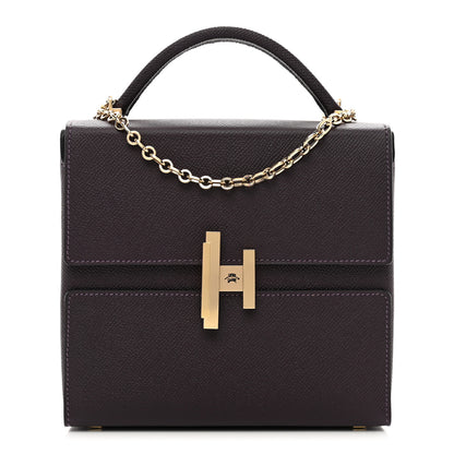 Hermes Epsom Cinhetic Boxy Top Handle Bag Raisin 1 of 10