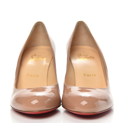 Christian Louboutin Patent Cadrilla 70 Pumps 38 Nude 2 of 10