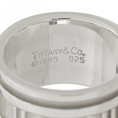Tiffany Sterling Silver 12mm Atlas Band Ring 51 5.75 4 of 4