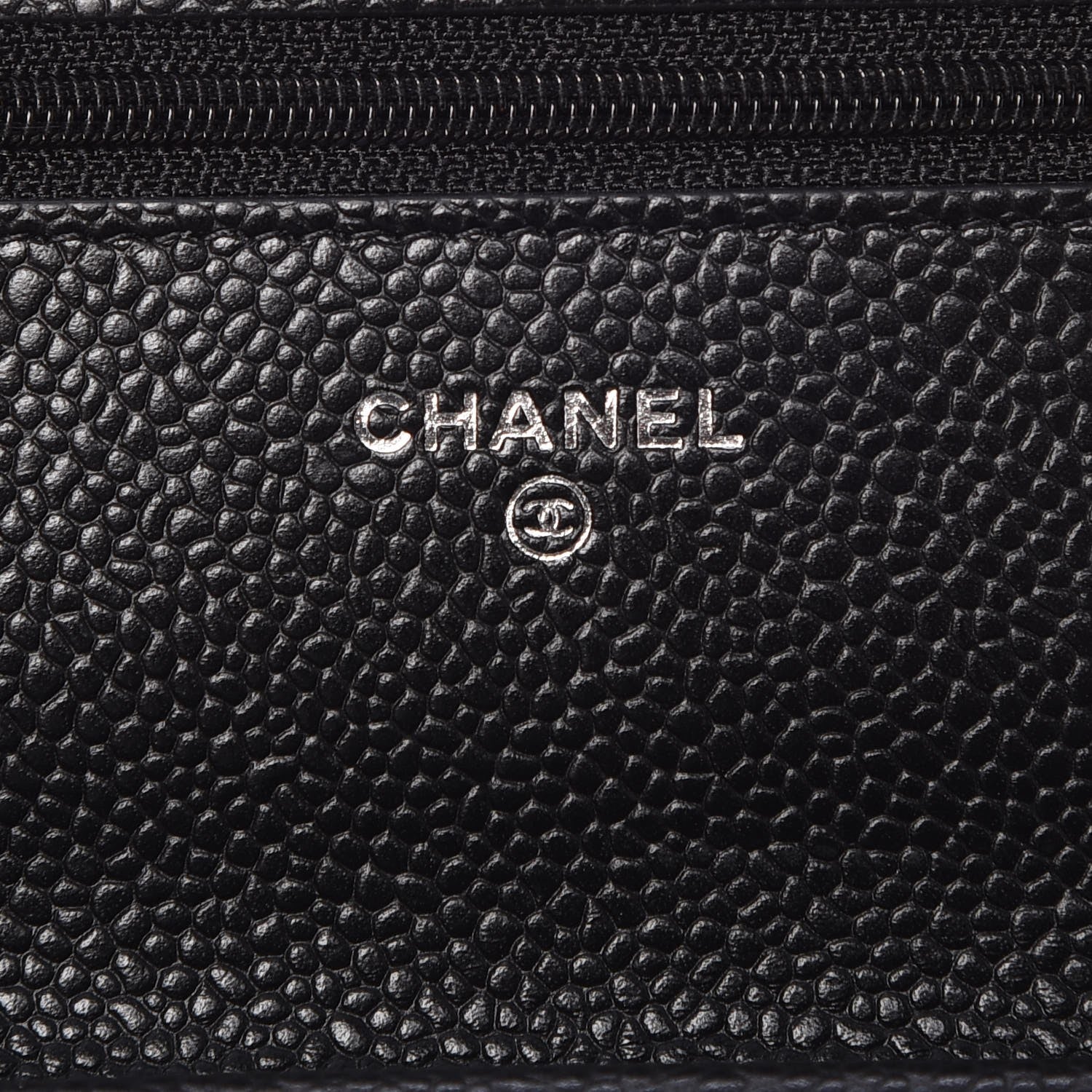 Chanel Caviar Quilted Wallet On Chain WOC Black 6 of 9