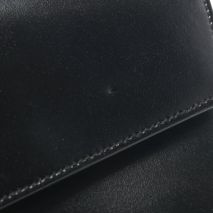 Saint Laurent Smooth Shiny Calfskin Monogram Uptown Pouch Black 7 of 8