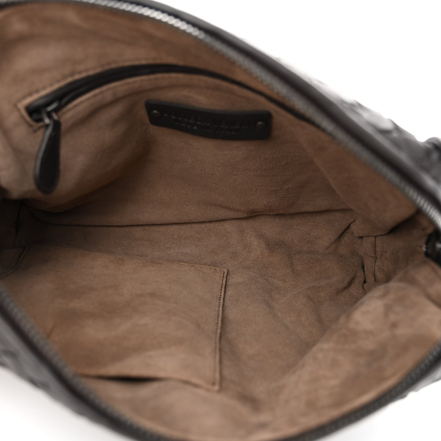 Nappa Intrecciato Nodini Bag Ebano