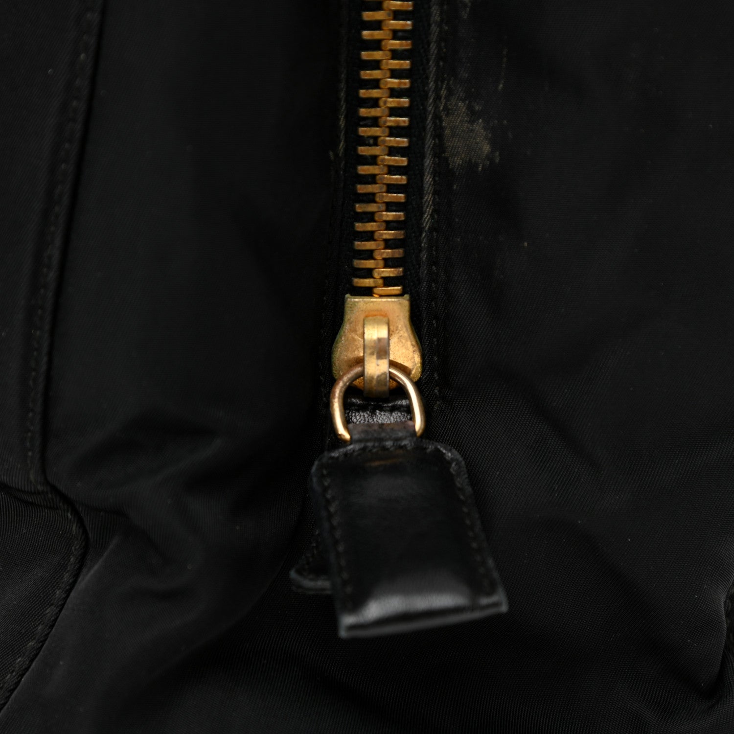 Prada Tessuto Nylon Chain Shoulder Bag Black 12 of 15