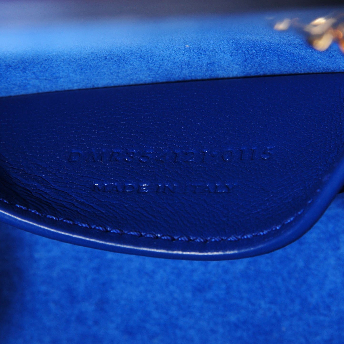 Patent Small Classic Monogram Satchel Royal Blue