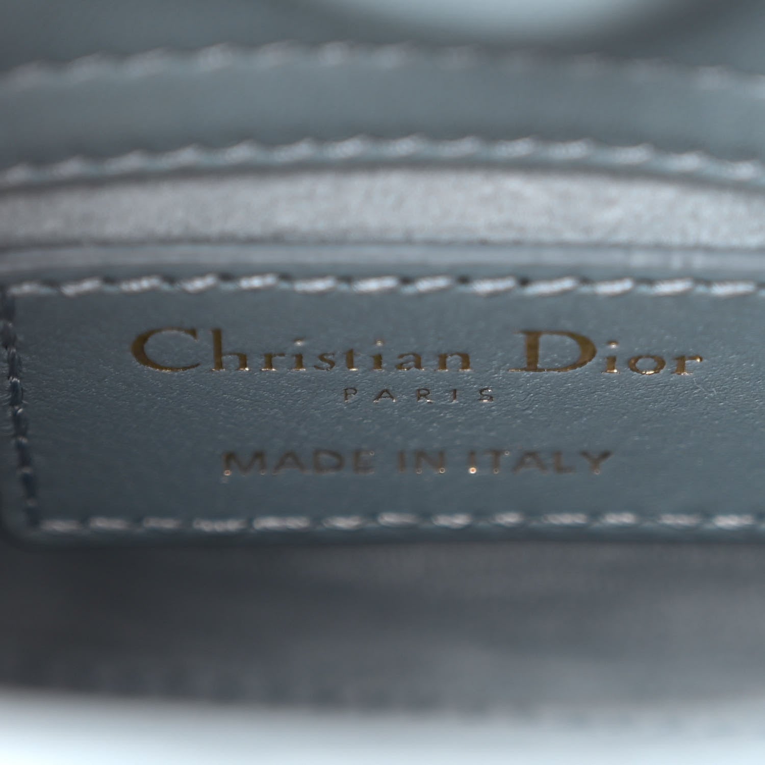 Christian Dior Lambskin Cannage Micro Lady Dior Cloud Gray 6 of 10