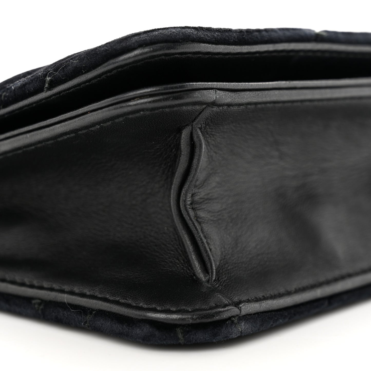 Velvet Matelasse GG Marmont Mini Bag Black