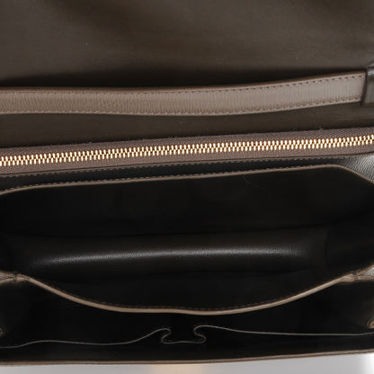 Celine Liege Calfskin Medium Classic Box Flap Bag Souris 5 of 7