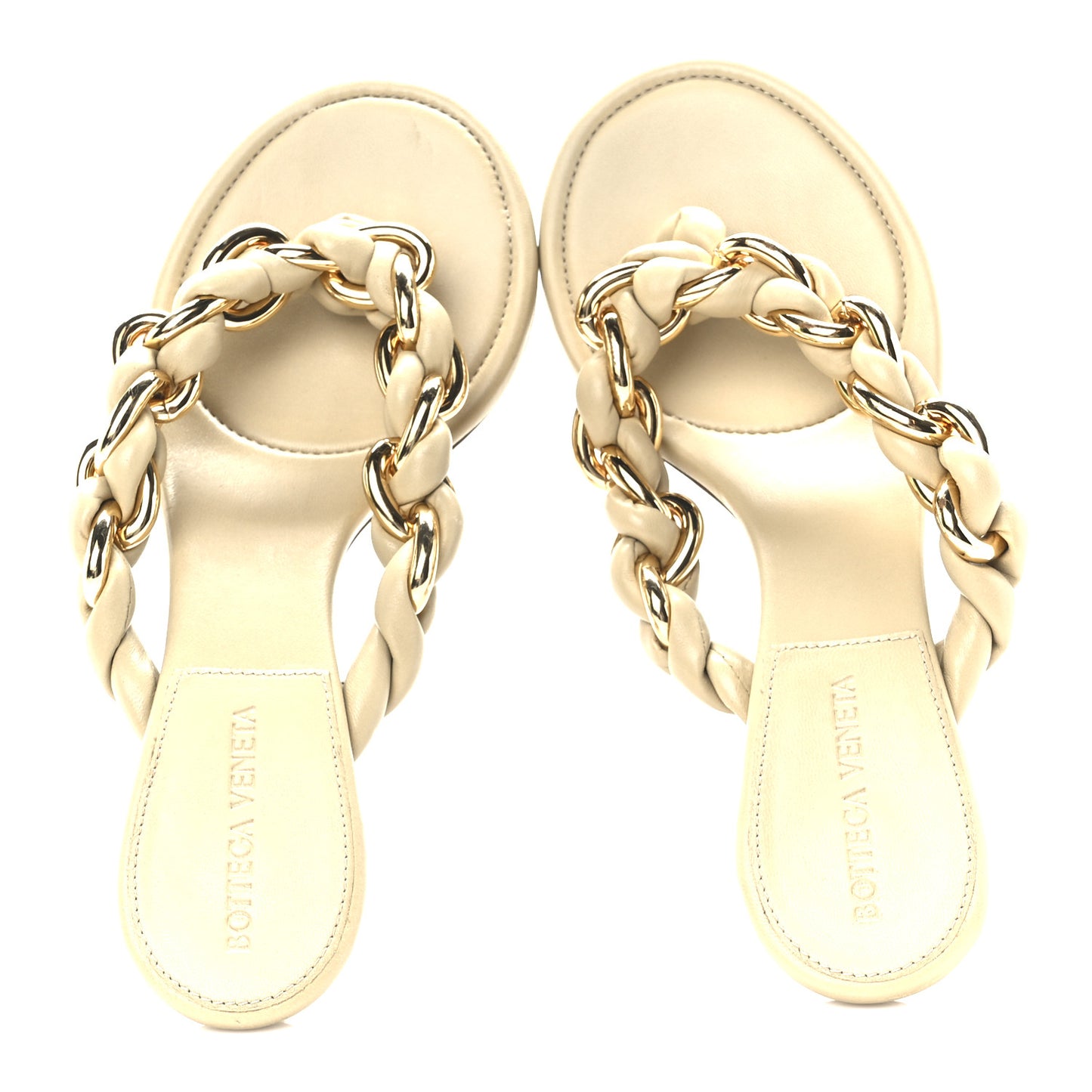 Nappa Dot Sandals 37 Cane Sugar