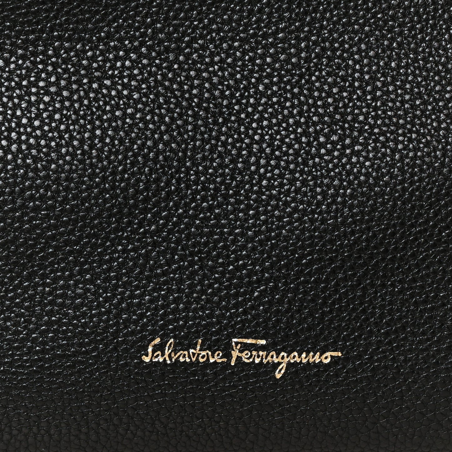 Hammered Calfskin Double Handle Medium Amy Tote Black