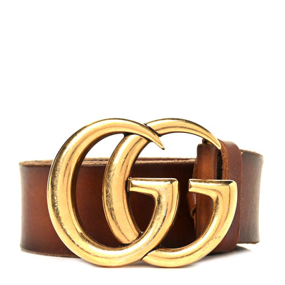 Gucci Faded Calfskin Double G 40mm Belt 90 36 Cuir 1 of 4