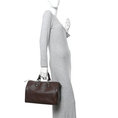 Louis Vuitton Epi Speedy 30 Moka 2 of 12