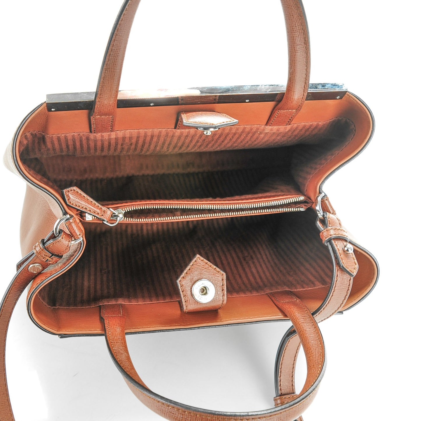 Vitello Elite Petite 2Jours Tote Walnut