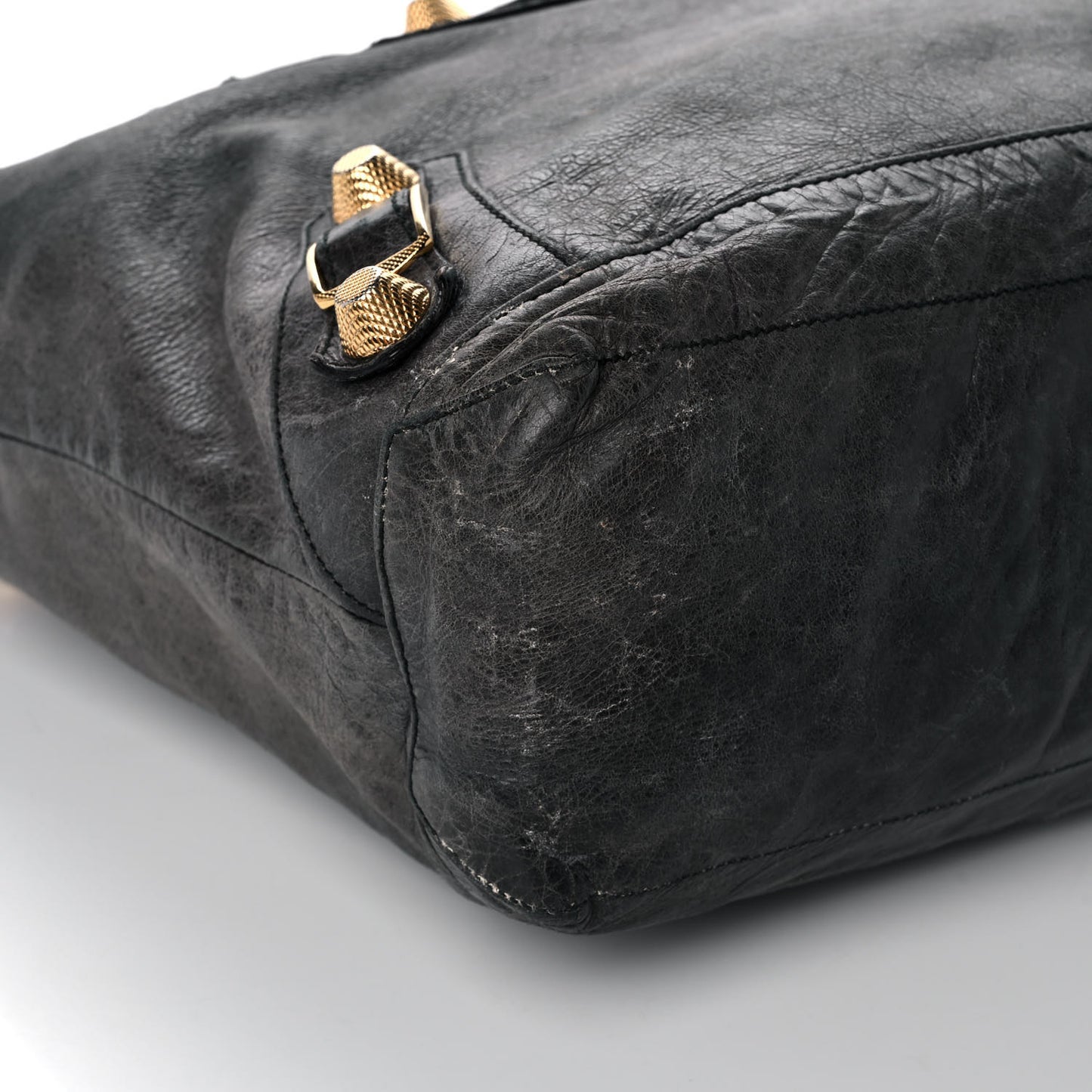 Chevre Giant 21 Gold Hardware Day Hobo Black