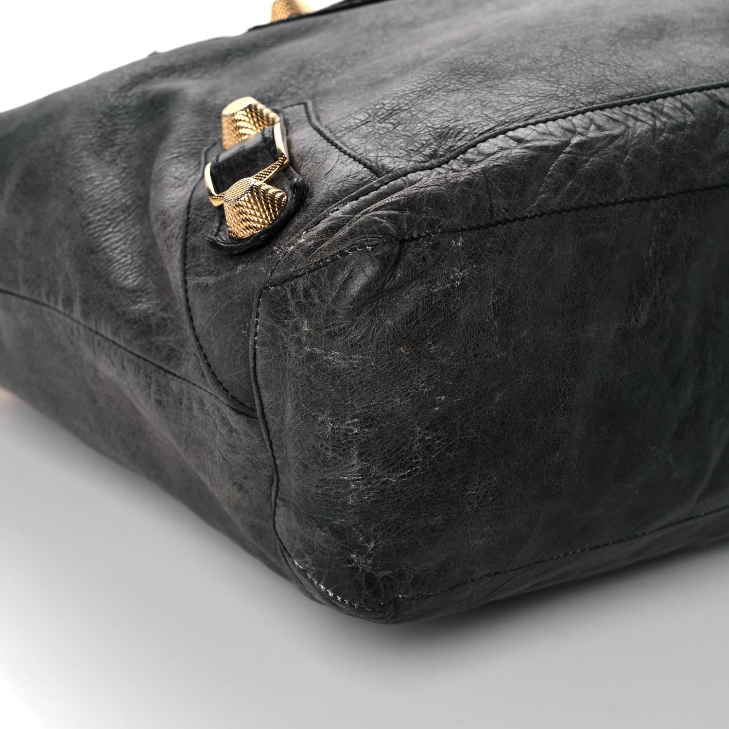 Balenciaga Chevre Giant 21 Gold Hardware Day Hobo Black 8 of 16