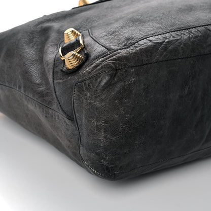 Balenciaga Chevre Giant 21 Gold Hardware Day Hobo Black 8 of 16