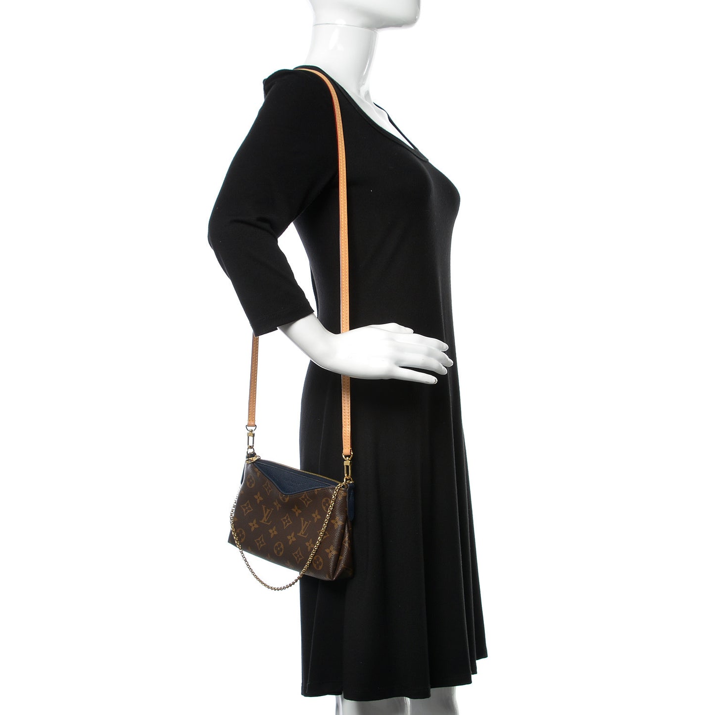 Monogram Pallas Clutch Blue Marine